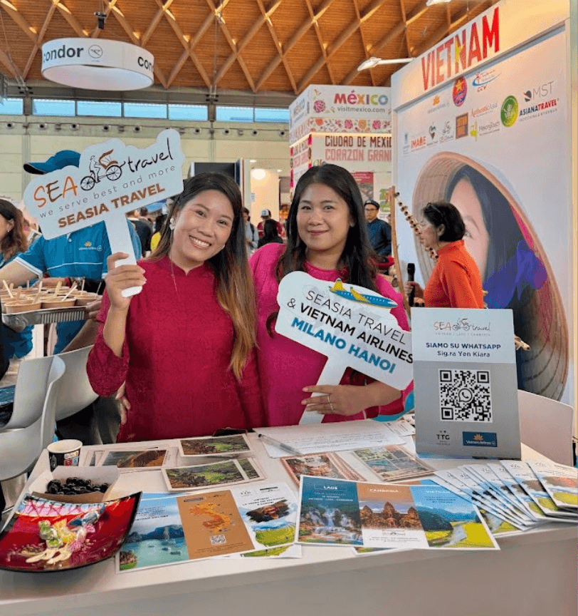 SEASIA Travel booth at TTG Rimini 2025